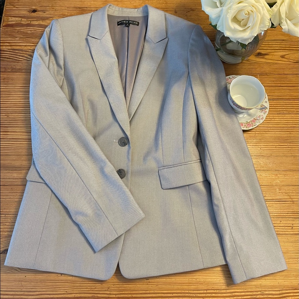 Antonio Melani light gray blazer